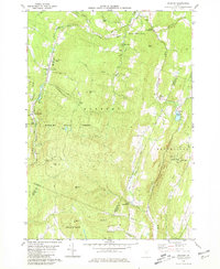 preview thumbnail of historical topo map of Washington County, VT in 1980