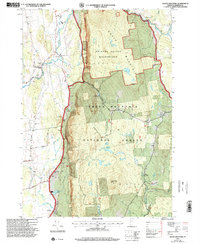 preview thumbnail of historical topo map of Addison County, VT in 1997