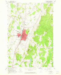 preview thumbnail of historical topo map of St. Albans, VT in 1964