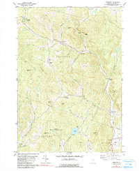 Download a high-resolution, GPS-compatible USGS topo map for Vershire, VT (1991 edition)