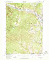 preview thumbnail of historical topo map of Washington County, VT in 1948