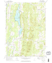 preview thumbnail of historical topo map of Rutland County, VT in 1967