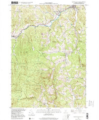 preview thumbnail of historical topo map of Windsor County, VT in 1998