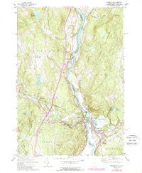 preview thumbnail of historical topo map of Woodsville, NH in 1973