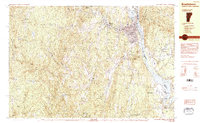 preview thumbnail of historical topo map of Windham County, VT in 1984