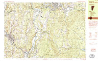 Download a high-resolution, GPS-compatible USGS topo map for Springfield, VT (1984 edition)