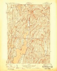 Download a high-resolution, GPS-compatible USGS topo map for Bomoseen, VT (1944 edition)