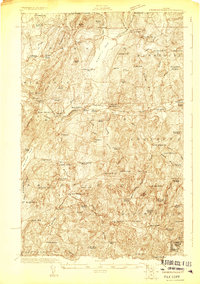 preview thumbnail of historical topo map of Enosburg Falls, VT in 1922