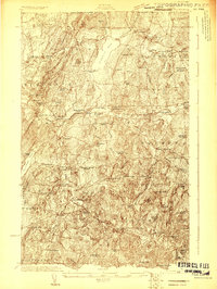 1922 Map of Bakersfield, VT