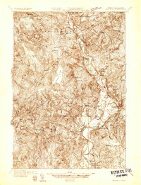 1933 Map of Groveton, NH