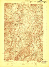 1923 Map of Irasburg