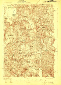 1923 Map of Lake Memphremagog