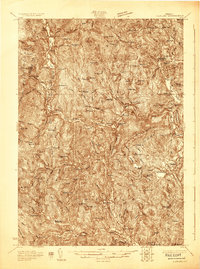 preview thumbnail of historical topo map of Windsor County, VT in 1928