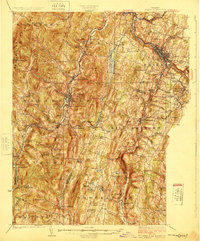 1924 Map of Barre, VT