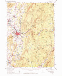 Download a high-resolution, GPS-compatible USGS topo map for Bennington, VT (1972 edition)