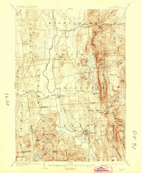 Download a high-resolution, GPS-compatible USGS topo map for Brandon, VT (1923 edition)