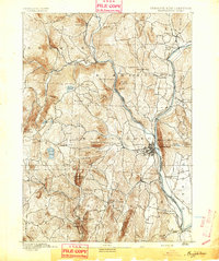 1893 Map of Brattleboro