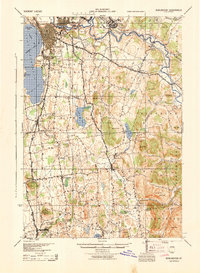 1944 Map of East Charlotte, VT