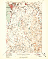 preview thumbnail of historical topo map of Burlington, VT in 1948