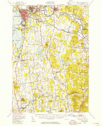 Download a high-resolution, GPS-compatible USGS topo map for Burlington, VT (1954 edition)