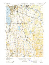 preview thumbnail of historical topo map of Burlington, VT in 1944