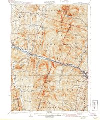 1924 Map of Bolton Valley, VT, 1942 Print