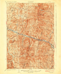1924 Map of Bolton, VT