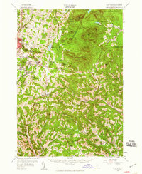 1957 Map of East Barre, VT, 1959 Print