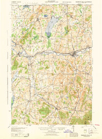 1944 Map of Bakersfield, VT