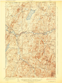 1924 Map of Bakersfield, VT