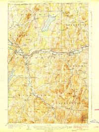 preview thumbnail of historical topo map of Enosburg Falls, VT in 1924