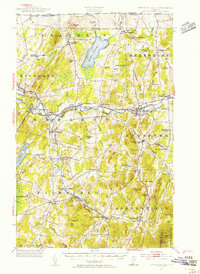 preview thumbnail of historical topo map of Enosburg Falls, VT in 1953