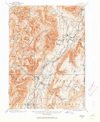 1894 Map of Equinox, 1964 Print