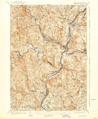 1908 Map of Hanover, 1938 Print