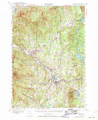 preview thumbnail of historical topo map of Lamoille County, VT in 1953