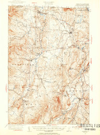 preview thumbnail of historical topo map of Orleans County, VT in 1953