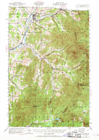 preview thumbnail of historical topo map of Franklin County, VT in 1953