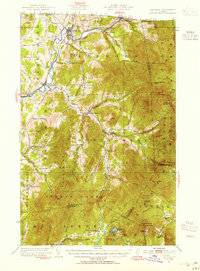Download a high-resolution, GPS-compatible USGS topo map for Jay Peak, VT (1954 edition)