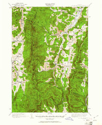 Download a high-resolution, GPS-compatible USGS topo map for Lincoln Mountain, VT (1961 edition)