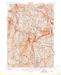preview thumbnail of historical topo map of Windsor County, VT in 1932