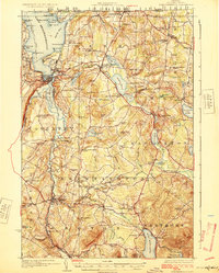 Download a high-resolution, GPS-compatible USGS topo map for Memphremagog, VT (1925 edition)