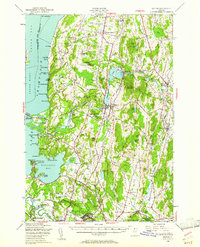 Download a high-resolution, GPS-compatible USGS topo map for Milton, VT (1961 edition)