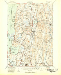 Download a high-resolution, GPS-compatible USGS topo map for Milton, VT (1954 edition)
