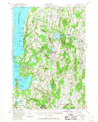Download a high-resolution, GPS-compatible USGS topo map for Milton, VT (1968 edition)