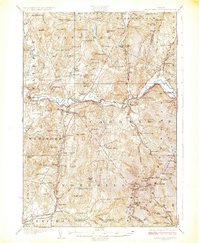 preview thumbnail of historical topo map of Lamoille County, VT in 1927