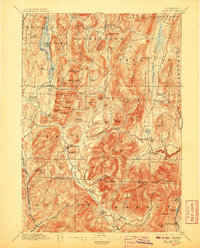 1897 Map of Pawlet, VT, 1906 Print