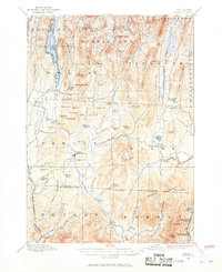 1894 Map of Washington County, VT, 1964 Print