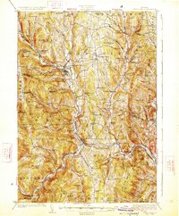 preview thumbnail of historical topo map of Windsor County, VT in 1926