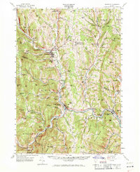 preview thumbnail of historical topo map of Windsor County, VT in 1957