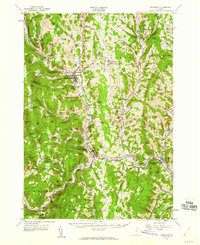 Download a high-resolution, GPS-compatible USGS topo map for Randolph, VT (1960 edition)